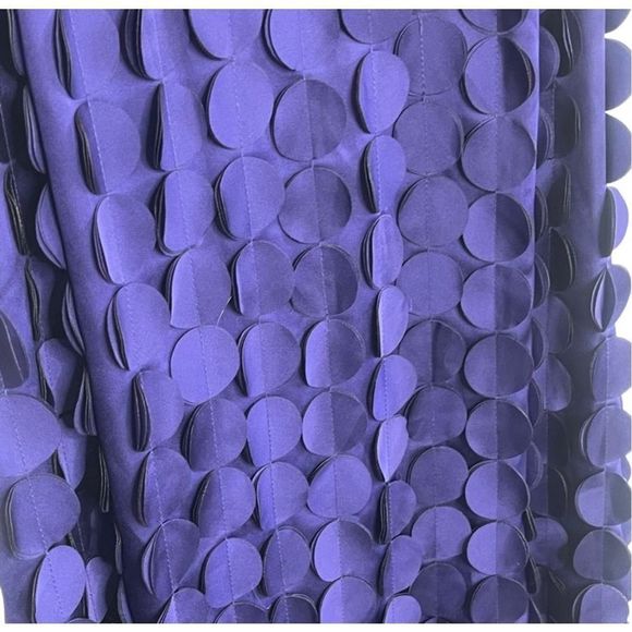 Anthropologie Ali Ro Circle Dot Applique Racerback Dress Purple, Sz 2, MP $265 - Picture 6 of 11